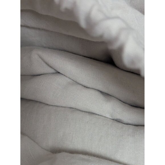 Quince 100% European Linen Double Flange Duvet Set Sand King/Cal 3PC Set -NEW- - Picture 2 of 8